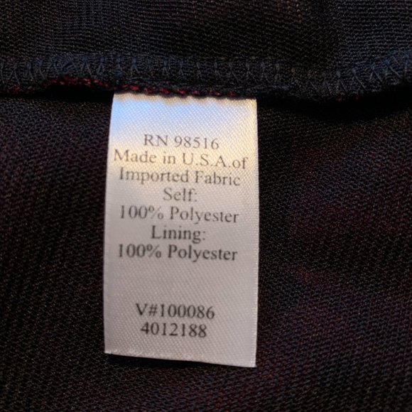 Gorgeous Coldwater Creek Wine, Black, Multi Cross Wrap Blouse Top NWT - Size S - Picture 7 of 8